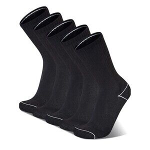 Champion Men's 10 Pairs Cushion Crew Black Socks